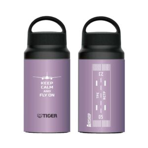 客製保溫瓶 AIRSHOP 虎牌聯名 400ml 粉雅紫