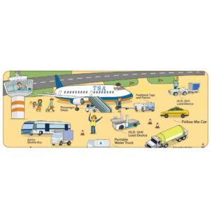 客製化松機航空元素大滑鼠墊