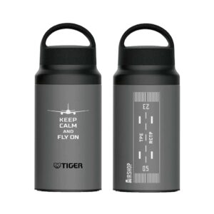 客製保溫瓶 AIRSHOP 虎牌聯名 400ml 紳士灰